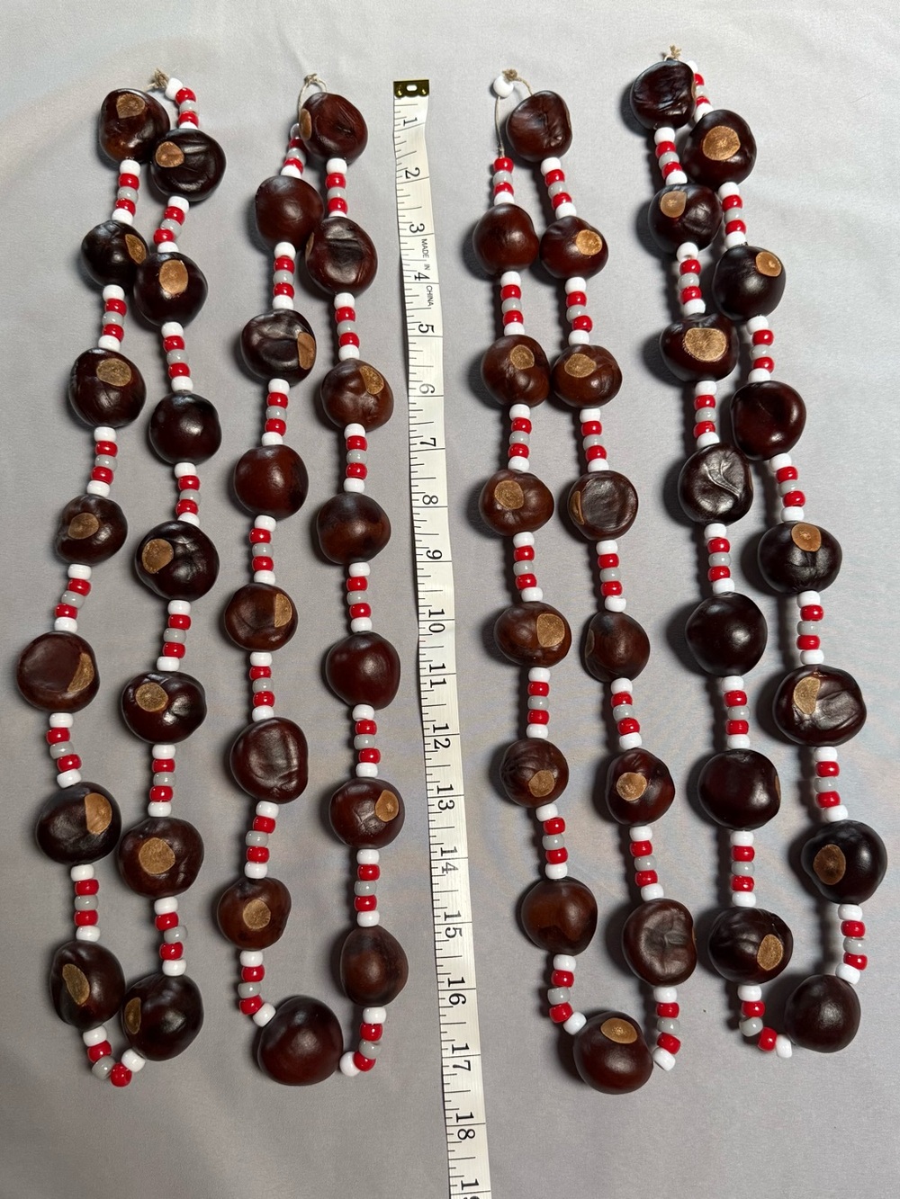 Handmade Ohio Buckeye Necklace - Real Buckeyes - Ohio State
